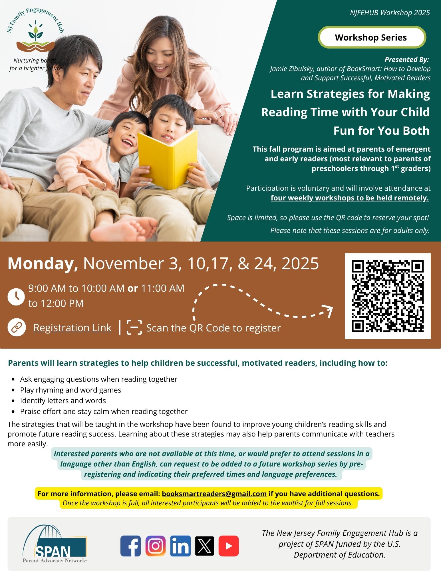 November Learn Strategies for Making Reading Time with Your Child Fun for You Both