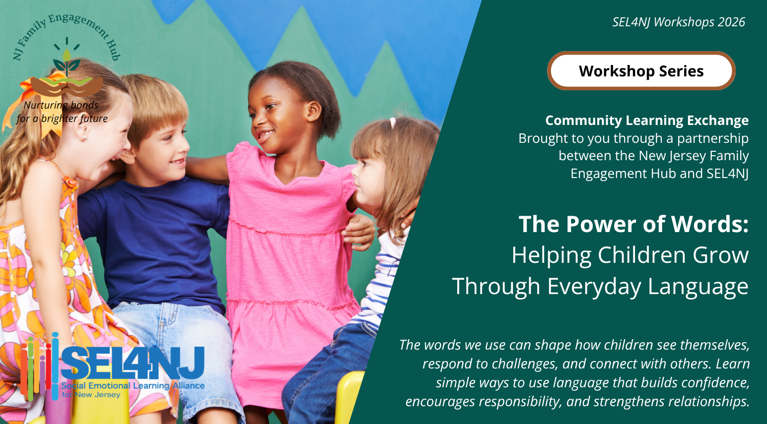 The Power of Words- Helping Children Grow Through _Logo